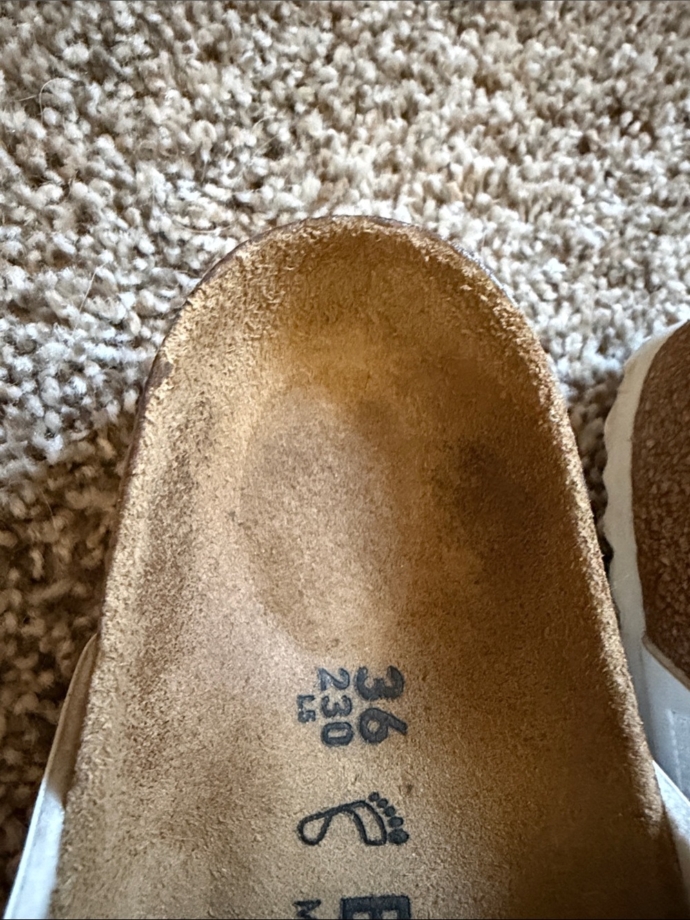 Birkenstock Kids White Cross-Strap Sandals with Rose Gold Buckles - Picture 2 of 5